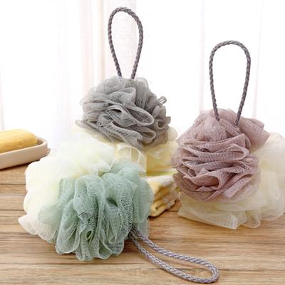 Fashion Exfoliating Back Brush Skin Cleaner Body Scrub Skin Care Mesh Pouf Shower Ball Shower Sponge Bath Ball Sponge Loofahs Bath Shower
