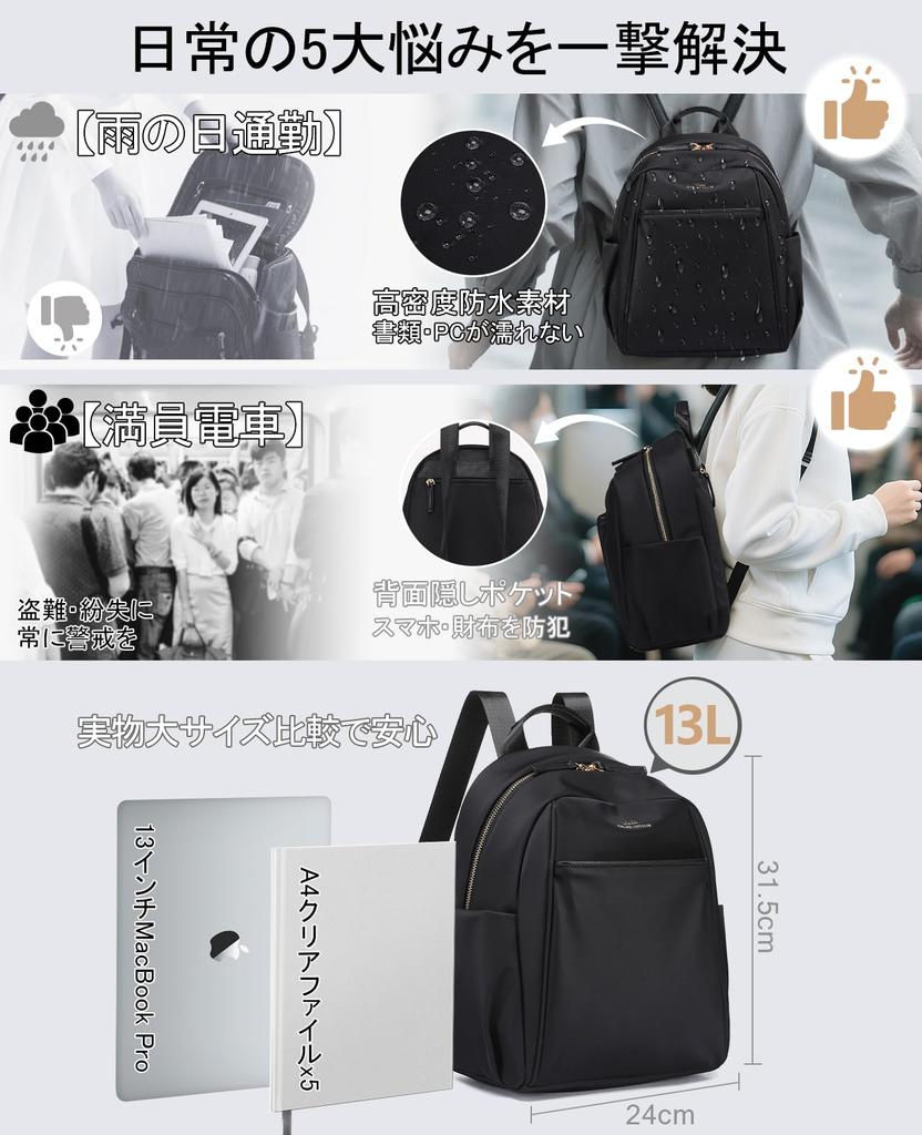 Backpack Large Laptop Back Perfect for Outdoor and Everyday Perfect As a Diaper Bag [IAWINI] Women's Capacity, Waterproof, Lightweight, Compatible,