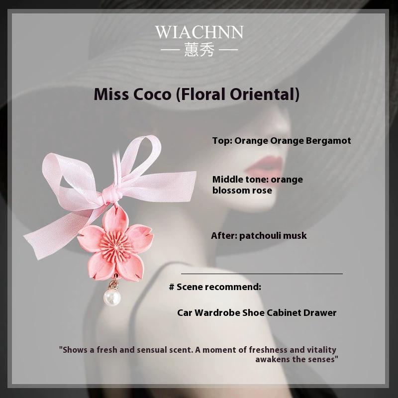 

Гипсовый освежитель воздуха для автомобиля «Цветущая сакура», Классический ароматический подвесной декор для автомобиля и дома, Долговечный диффузор аромата, Стильный