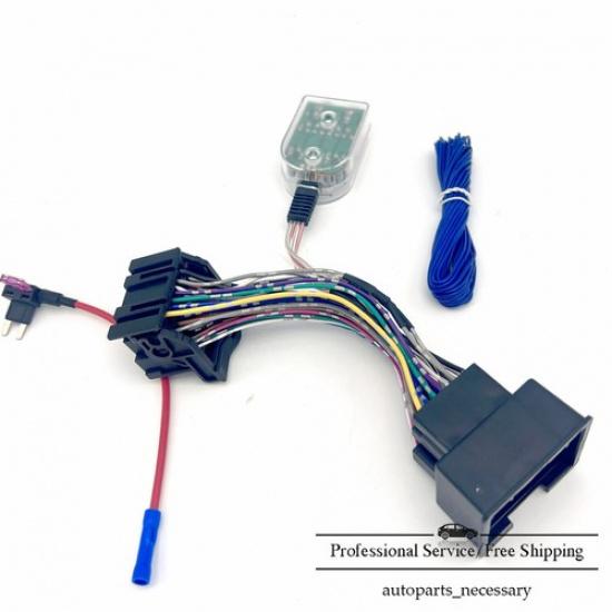 Add An Amplifier Adapter To Radio W/Amp Turn On Wire For Chevy GMC 2010-2017