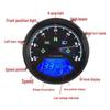 Universal Motorcycle LCD Speedometer Odometer Tachometer with Oil Gauge