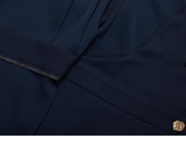 Pre-sale 2607 Elegant Plus Size High Waist Long Shirt Dress for Women - Spring/Autumn Slimming Style