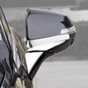 For Cadillac XT5 2016-2024 4Pcs ABS Chrome Car Sticke Rearview Side Mirror Strip Trim Strip Cover Door Rear View Exterior ABS