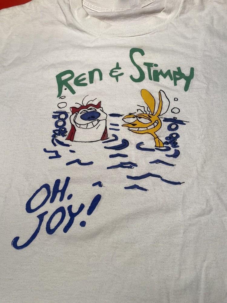 and Stimpy 1990 Cotton Unisex Tee All Size S-4XL Unisex T-Shirt