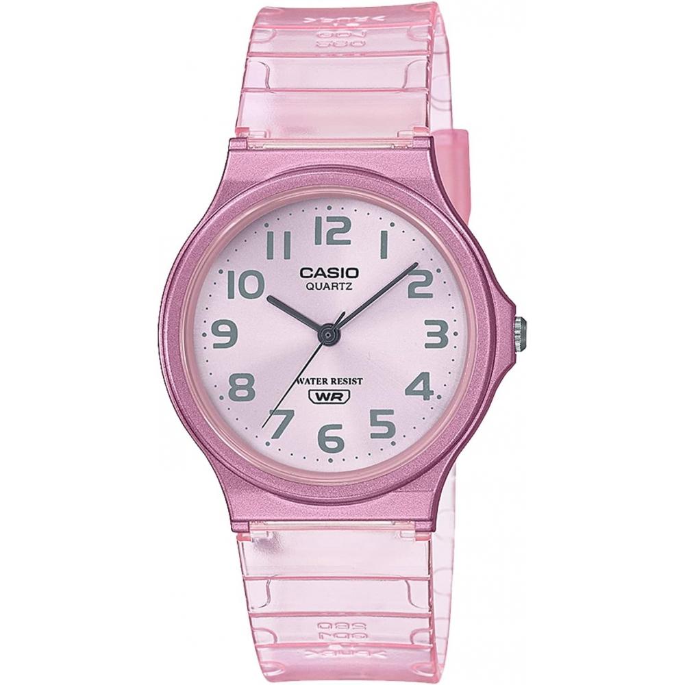 Casio Unisex Wristwatch Mq 24s 4bjf Clear Pink