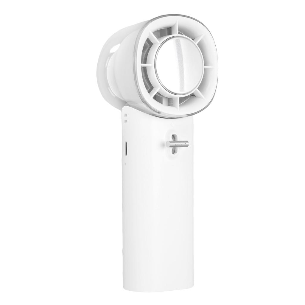 Portable Handheld Fan 5 Speeds Quiet Rechargeable   High Speed Cooling Fan with Lanyard for Travel Home Beach