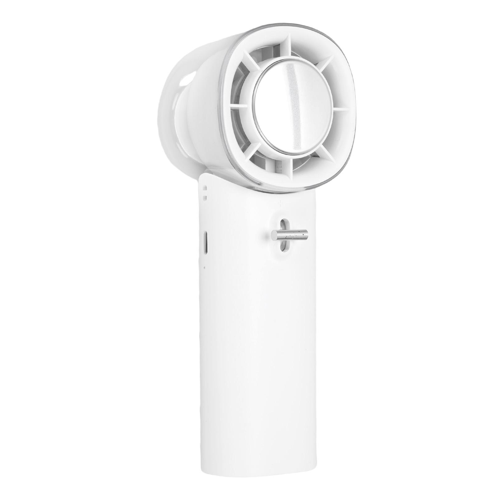 

Portable Handheld Fan 5 Speeds Quiet Rechargeable High Speed Cooling Fan with Lanyard for Travel Home Beach