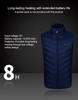 Unisex Plus Size Cotton Heated Vest with Rechargeable Smart Temperature Control
