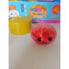 1 Stück Glitzer-Dampfbrötchen Squishy Mit Pop-Perle Langsamer Rückprall Realistisches Gesicht Design Tragbares Stressabbau-Spielzeug Für Tägliche Freizeit Und Geschenk