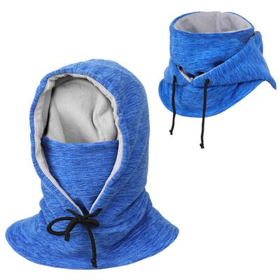 Ski Full Head Covers Fleece Hood Windproof Face Mask Outdoor Winter Sports Skiing Bicycle Thermal Fleece Hat