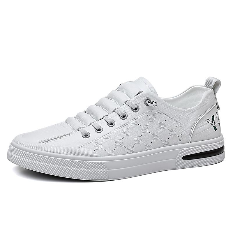 Spring and Autumn New Men's Leather Shoes Casual Leather Men's Shoes Little White Shoes Fashion Board Shoes