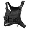 Tactical Sports Chest Bag Pouch Large Capacity Multifunctional Vest Backpack Adjustable Strap Chest Pack Rig for Outdoor Running