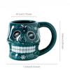 Halloween Skull Coffee Mug 400ML 3D Ghost Ceramic Mug Creative Funny Water Cup Breakfast Milk Cup Home Drinking Halloween Gift