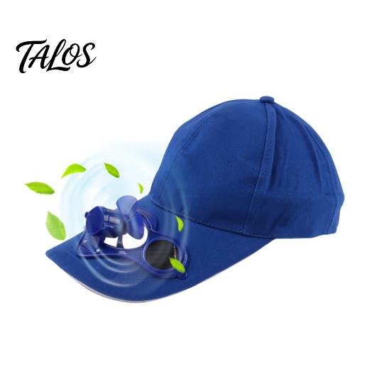 Güneş Enerjili Serin Fanlı Unisex Outdoor Balıkçılık Beyzbol Şapkası Günlük Plaj Şapkası