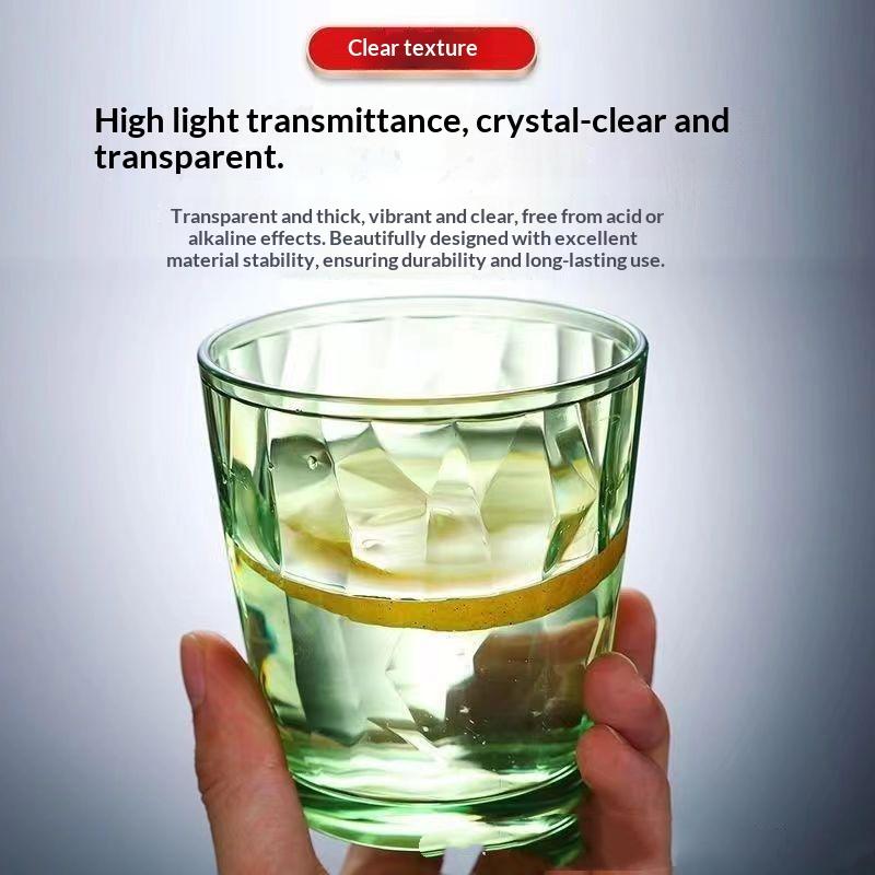 Pc Drinking Cups Shatterproof Heat Resistant Shatter-Resistant Rinsing Cup For Home Kitchen Office Use