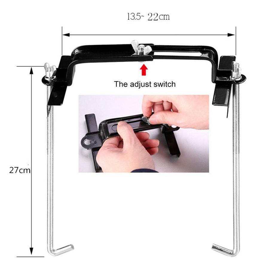 Car Storage Battery Holder Adjustable Stabilizer Metal Rack Mount Bracket Stand
