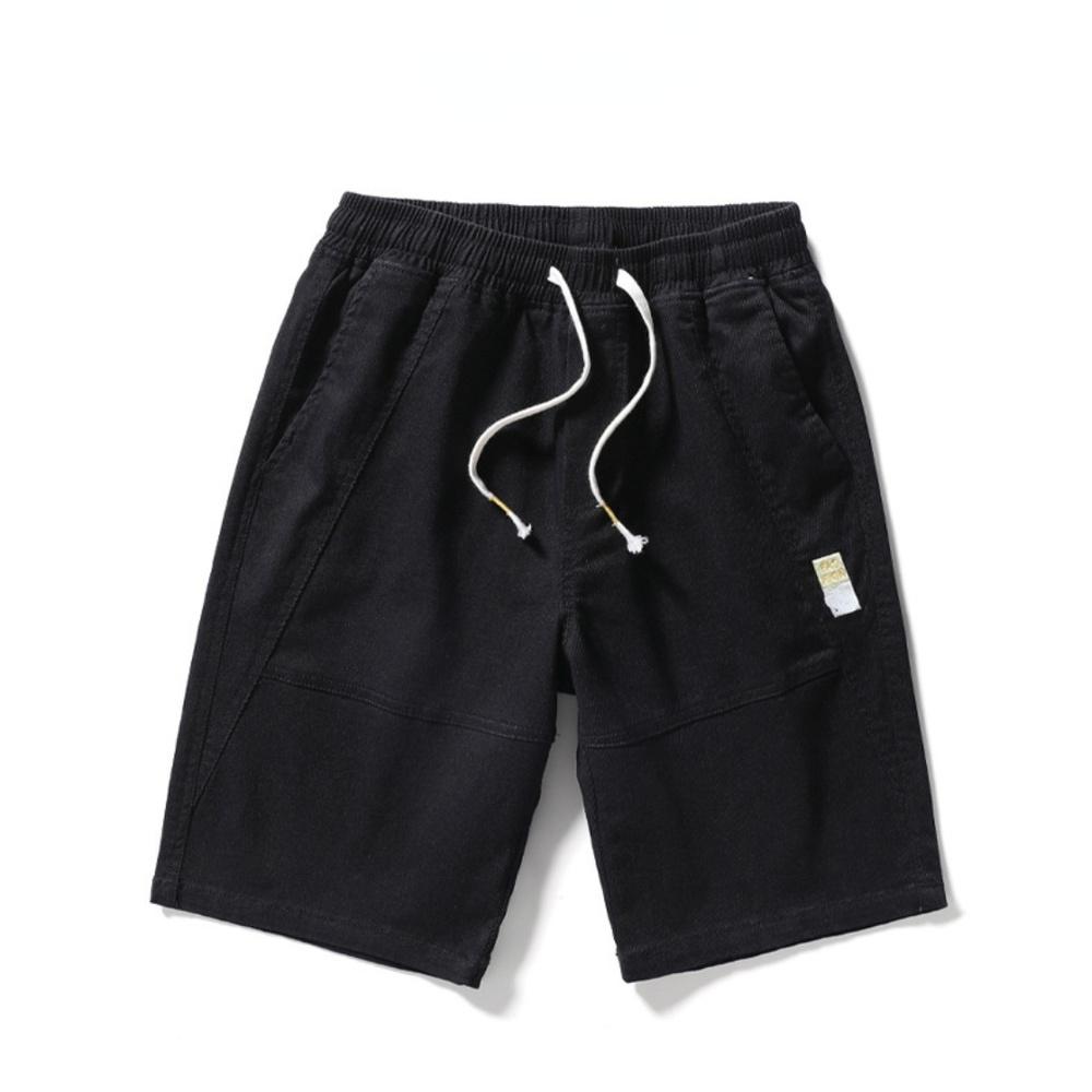 Herren Laufsport Shorts Casual Sommer Taille Elastizität Einfarbig Shorts Männer Plus Size Bottoms Kleidung