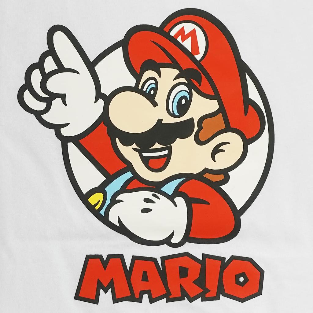 Super SUPER Mario [Fineplus] T-shirt, short-sleeved, Mario, MARIO, print, merchandise, character.
