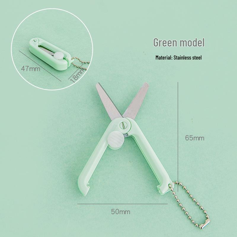

Morandi Color Mini Retractable Folding Nail Clippers & Scissors
