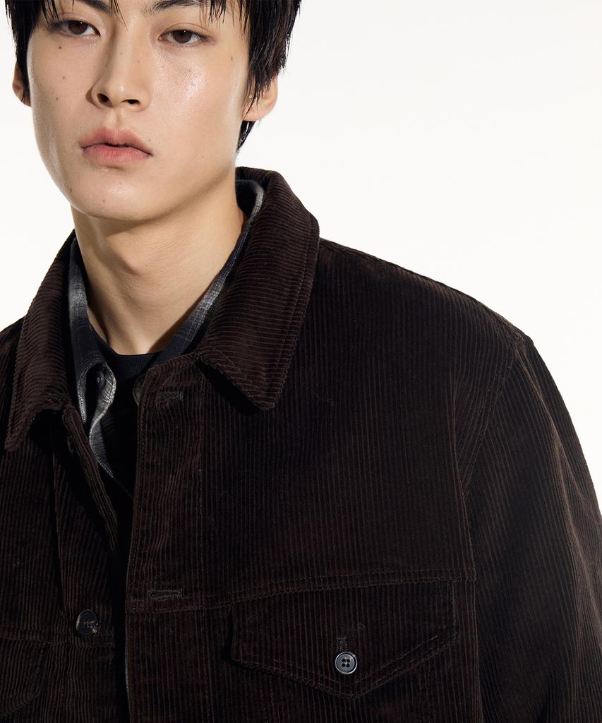 Siecle Corduroy Trucker Jacket (Brown)