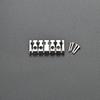 Headless Electric Guitar Nut Parts Adjustable Headless Electric Guitar 6 String Zinc Alloy Lock Locking Nut With Mounting Screws