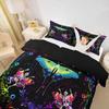 Erosebridal Sugar Skull Comforter Cover Set Skeleton Bones Duvet Cover,Gothic Moth Decor Bedding Sets Twin Magic Unicorn Rabbit Skulls Beddi