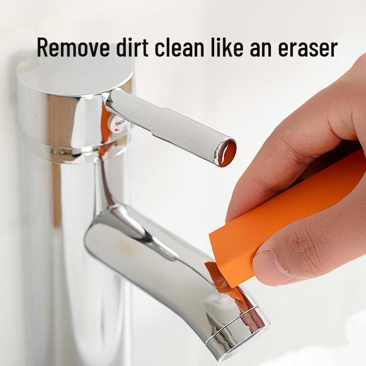 Stainless Steel Stain & Rust Removal Eraser for Kitchen Descaling Orange Cleaning Eraser [1 pc]