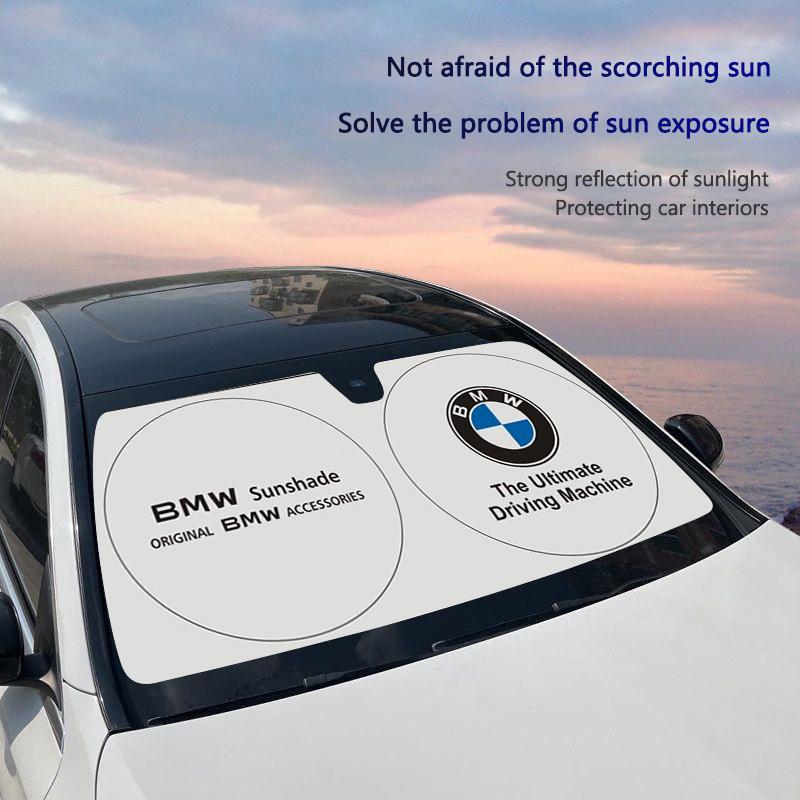 Car Sun Visor Sunshade Cover UV Protector For BMW F30 F10 E90 F20 E46 E60 E70 E39 E36 E87 X7 E92 E91 E28 X3 X1 X2 X5 X6 E3 DS0
