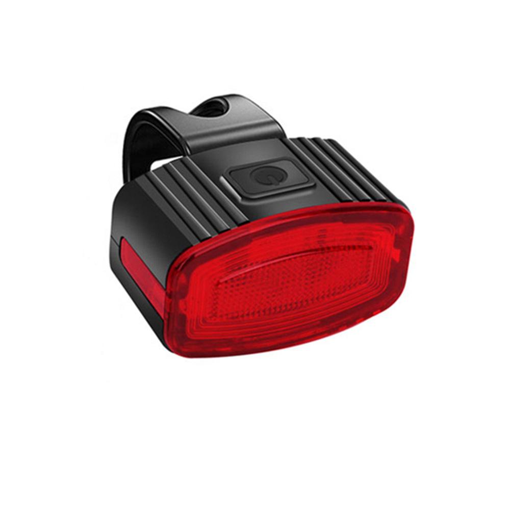 

Rechargeable Bike Light Set Super Bright Front Headlight Rear Taillight Waterproof LED Cycling Light for Mountain Road Bicycle червоний