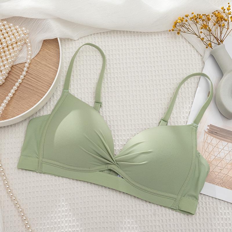 

Бесшовный бюстгальтер против провисания для женщин - Утягивающий, дизайн с вырезами 34/75AB зелёный