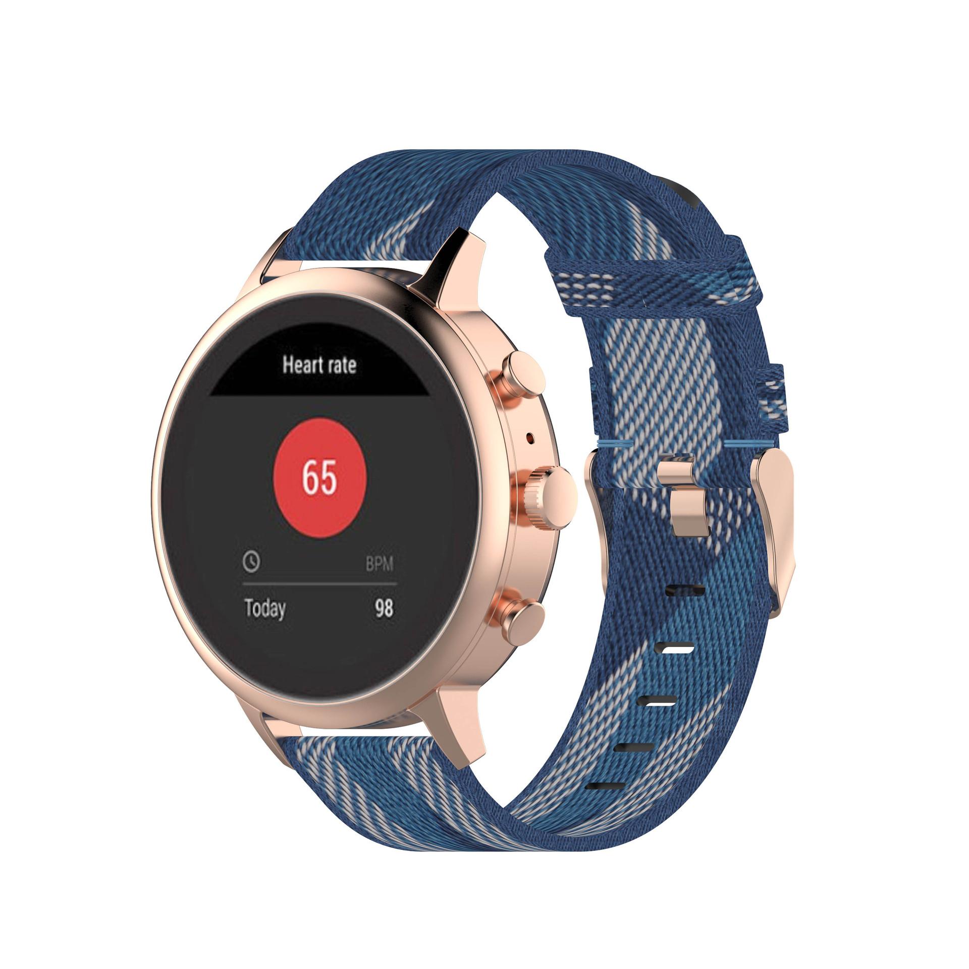 

18мм 20мм 22мм Нейлоновый ремешок для Samsung Galaxy Watch 4/5/6/7/Gear S3/Active2 плетеный ремешок для Huawei GT4 GT3 Garmin Venu 3S 2S 18MM