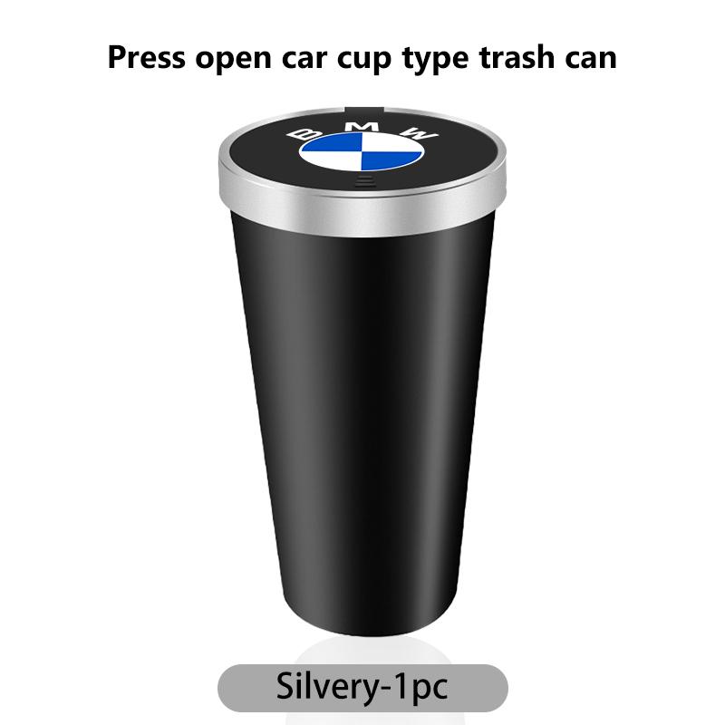 Universal Car Garbage Bin Cup Holder Rubbish Storage Trash Can For BMW M Performance E36 E46 E60 E90 E91 E92 E93 F30 F20