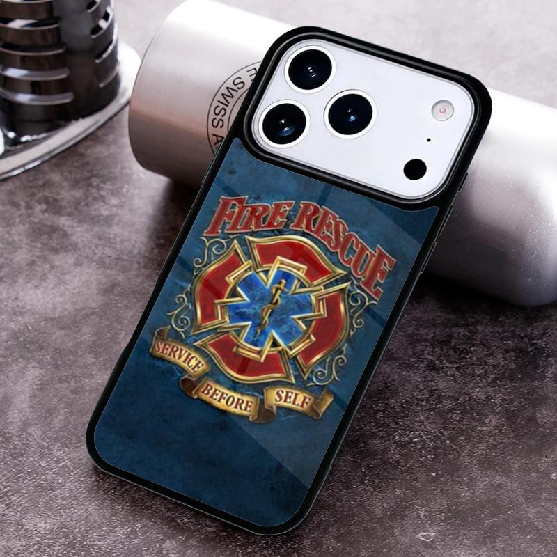 EMT Fireman Fire Rescue Phone Case For iPhone 17 16 15 14 13 12 11 Pro Max Plus 17Air Soft Silicone Cover