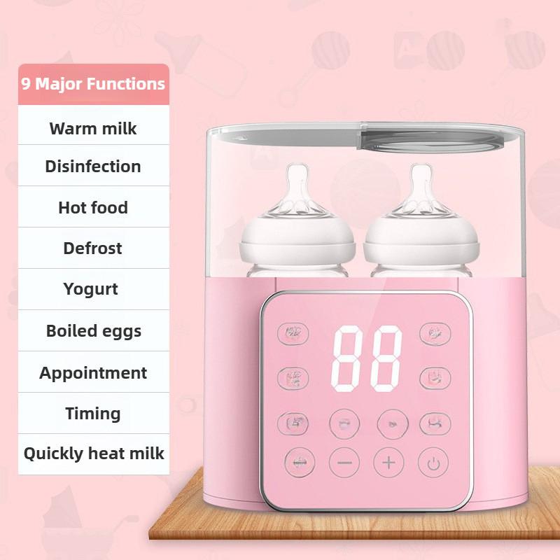 2-in-1 Bottle Sterilizer Household Baby Constant Temperature Dual Bottle Milk Warmer Multifunctional Milk Heater