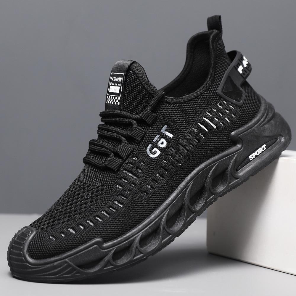

Breathable fly-woven men s shoes are comfortable and simple, versatile sports shoes, fashion trend, student tide shoes, casual running shoes 39