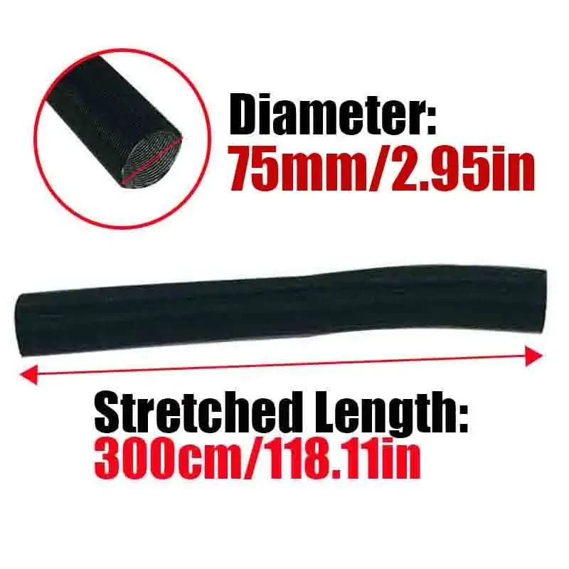 25mm 42mm 60mm 50mm 75mm 80mm 90mm Diameter Air Diesel Parking Heater Duct Pipe Tube Hose 3M 5M Length For Webasto Eberspacher
