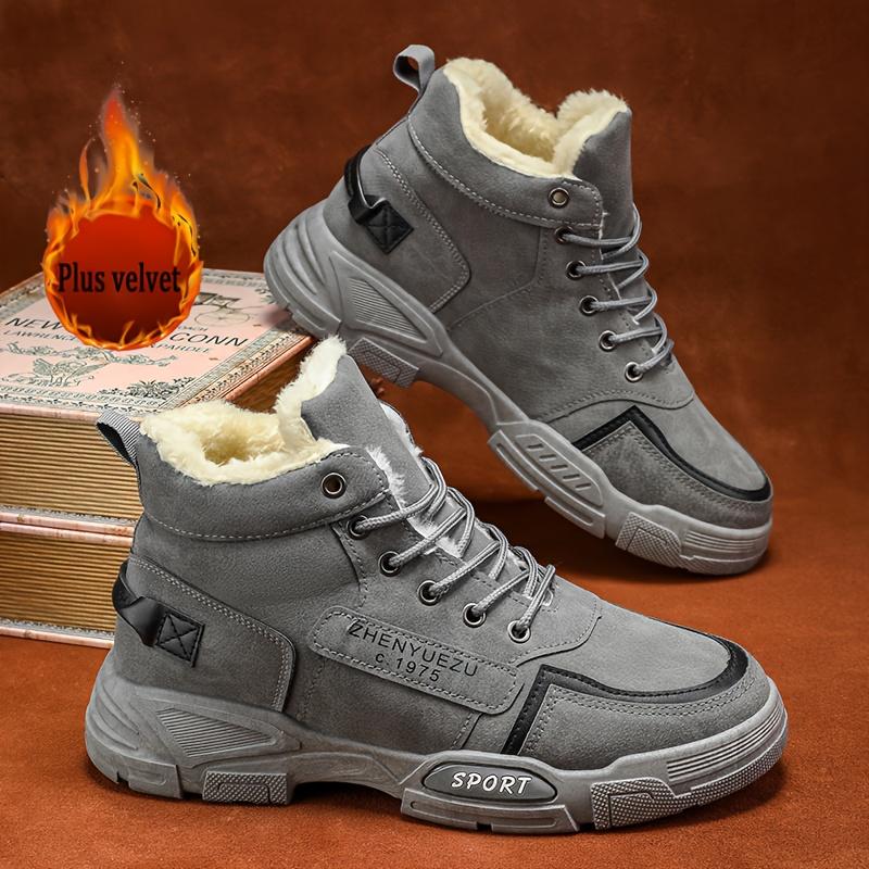 

Новая мужская зимняя мода Утепленные теплые сноубутсы 39