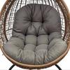 Hanging Egg Chair Cushion Pad, Washable, Comfortable, Soft Chair Seat Cushion, Thicken for Outdoor,Indoor, Porch,Patio,