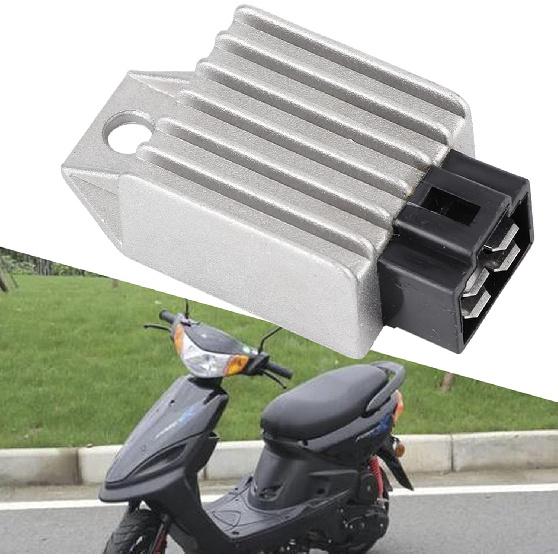 Scooter Moped ATV Gokart için 12V 4 Pinli Voltaj Regülatörü Doğrultucu