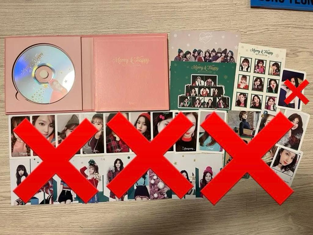 [USED] TWICE Album CD Photo Card Fan Trading Card