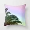 Summer Vacation Cushion Cover Pink Beach Wave Mountain Sofa Pillowcase Bedroom Home Car Office Accessories