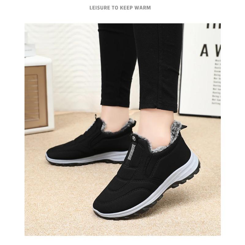 Fashion Winter Snow Boots Men Outdoor Plush Shoes Hiking Ankle Boots Comfortable Men Warm Shoes Work Shoes Footwear Man Sneakers