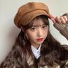 Korean Style Berets Hat Solid Color Painter Cap Fashion Newsboy Cap  Daily