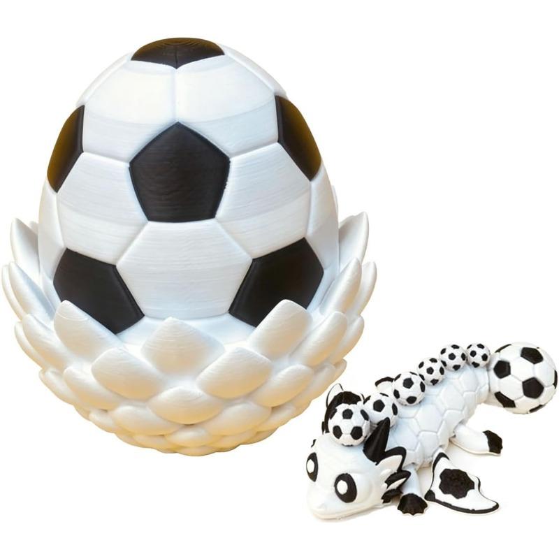 3D Printed Dragon Egg with Dragon Inside, Cute Fun Stuff Fidget Toy for Home Desk Decoration, Ideal for Christmas