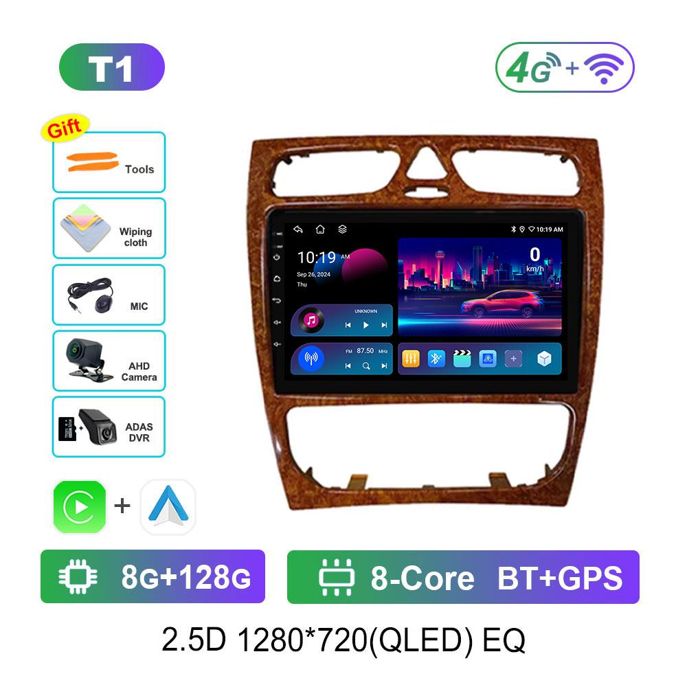 Android OS for Mercedes Benz C Class W203 C200 C320 C350 CLK W209 2002 - 2005 Car Radio Video Multimedia Player GPS 4G Bluetooth