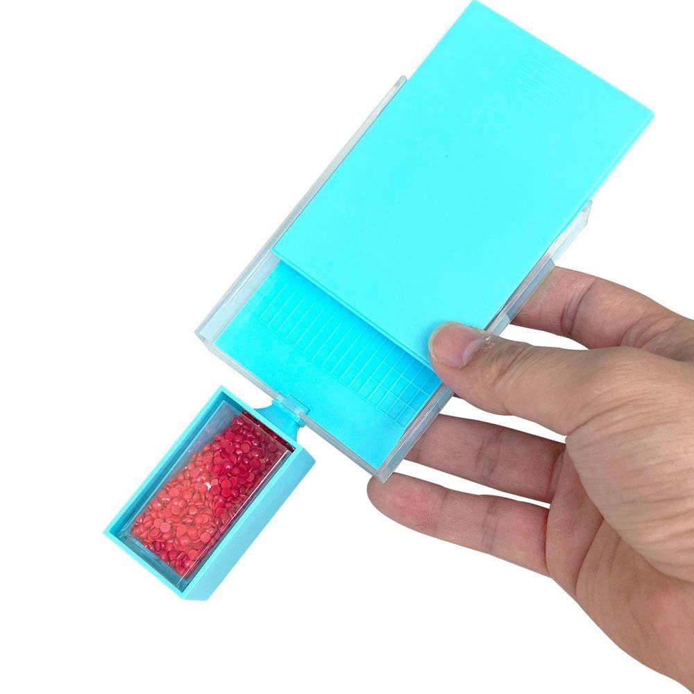 DIY Řemeslné Vrtáčky Trychtýř Výšivka Vrtací Podnos Úložný Box Praktický 5D Nástroj pro Diamantové Malování