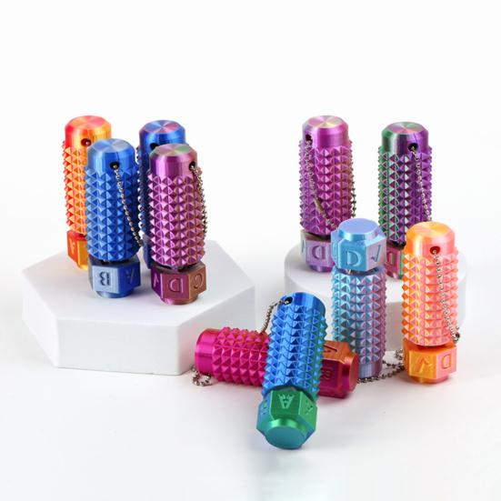Little Ouchies Pain Fidget Toy Pain Stim Fidget Sensory Toy for Adults Teens 3D Printed Spiky Grippie Keychain for Stress Anxiety Relief