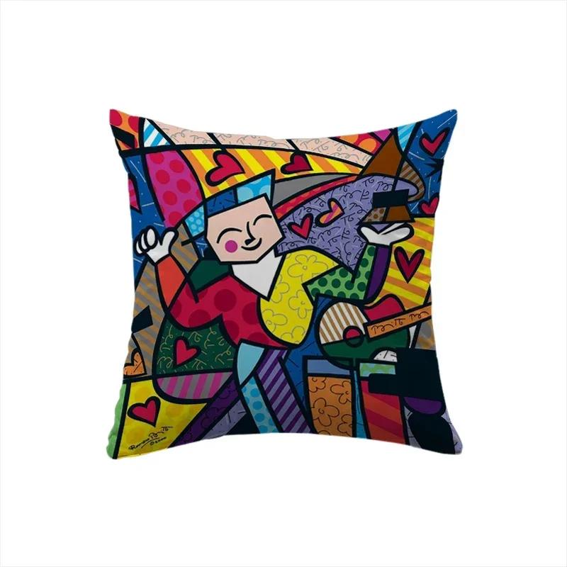 Luksuriøst Sofaputetrekk B-Britto Putetrekk Firkantet Putetrekk Hjemmetekstil Dakimakura Bryllupsgave