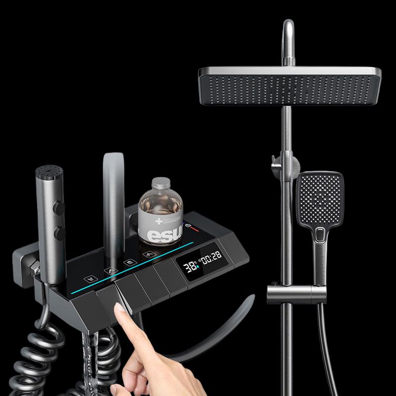 Huiniz Piano Key Digital Thermostatic Shower Set