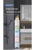 Thick 25cm Ultra-Narrow Storage Cabinet: Kitchen & Bathroom Plastic Drawer Shelf